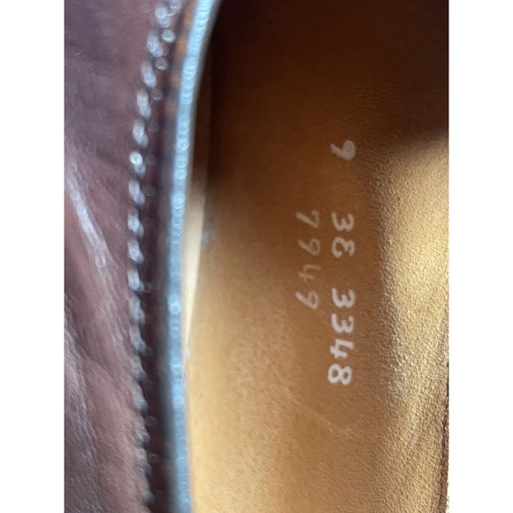 Allen Edmonds Clifton Leather Burgundy/Dark Brown Cap Toe Dress Shoes Size 9 main image 3